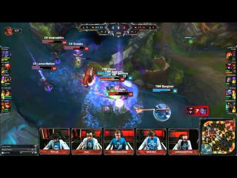 Highlights and Sounds of the Game - TSM vs Cloud9 : NA LCS W9D2