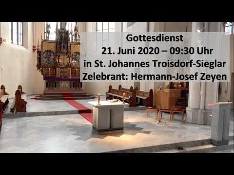 Gottesdienst vom 21.06.2020