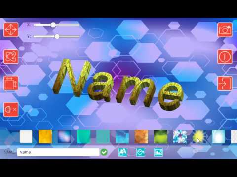 3D Text Maker FREE Video