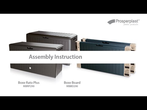 Миниатюра изображения товара Сундук уличный Prosperplast MBBD290-S433 BOXE BOARD (антрацит)