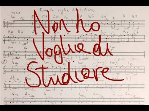 Gigi Marras "Non ho voglia di studiare" - Videoclip ufficiale dall'album Gargarismi