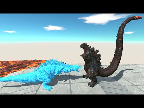 New Monster Kamatun Kun Ice Vs Team Monster Shin Godzilla Death run -Animal Revolt Battle Simulator