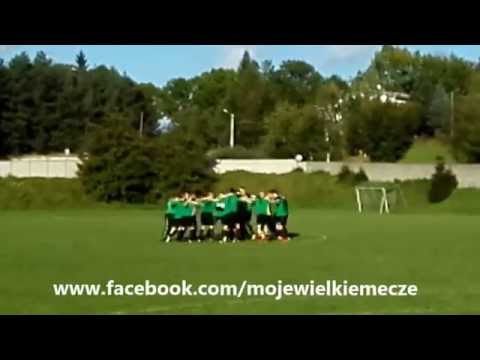 Doping kibiców Polonii Biała na meczu z LZS Nowy Dwór