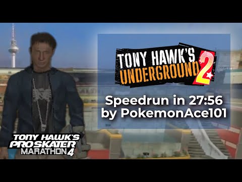 Tony Hawk's Underground 2 All Goals by pokemonace101 in 27:56 - Tony Hawks Pro Skater Marathon 4