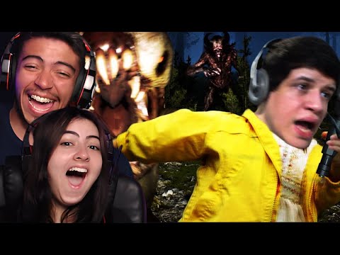 (Games EduUu) Ó O MONSTRO VINDO! - Raw Footage | REACT