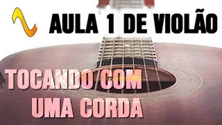 AULA DE VIOLÃO 1 - COMO TOCAR VIOLÃO