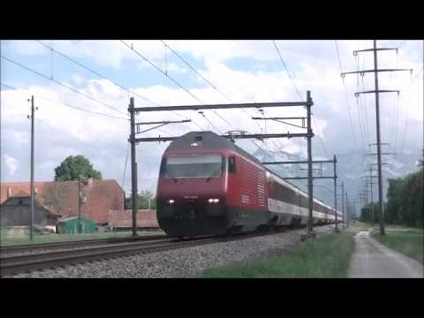 trafic ferroviaire à Kiesen le 11.05.2018 / Bahnverkehr in Kiesen am 11.05.2018