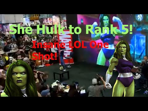 She Hulk to Rank 5! One Shot of LOL StarLord! Abyss rank up!