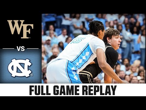 Wake Forest vs. North Carolina Full Game Replay | 2025-26 ACC Men's Basketball