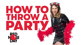 Comic Relief Fundraising Tips: How to Throw a Party