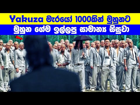 Yakuza: මැරයෝ 1000කින් මුහුනට මුහුන ගේම ඉල්ලපු සාමාන්‍ය සිසුවා | Sinhala Film Review