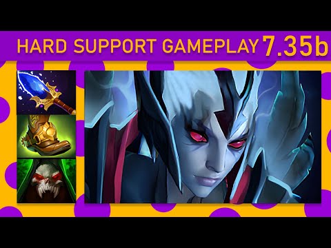 ⭐Vengeful Spirit 30+ K/A! Hard Support Gameplay 7.35b - Dota 2 Top MMR