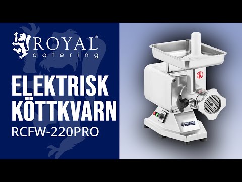 video - Andrahandssortering Elektrisk köttkvarn - 220 kg/h - PRO