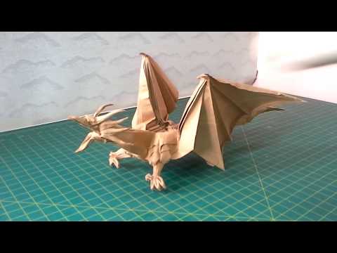 Ancient Dragon Origami demo (Satoshi Kamiya)