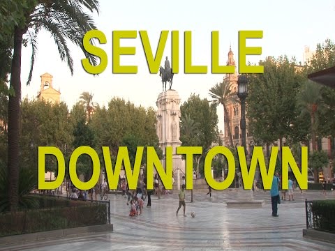 Seville, Spain, walk in the center