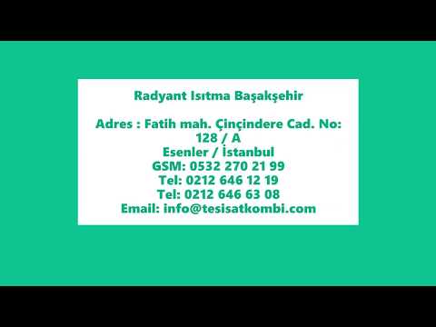 Radyant Isıtma Başakşehir