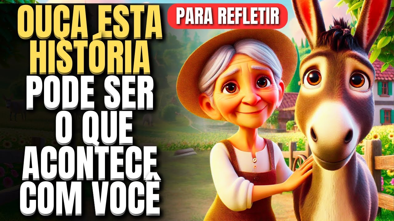 A Anciã e o Burro Teimoso   Uma Caminhada de Aprendizado