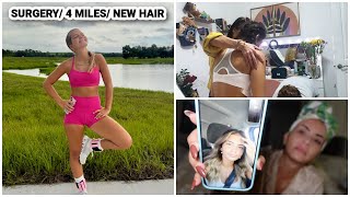Surgery , 4 Miles , New Hair | A 2-Day Life Catch-Up | VLOG #2115