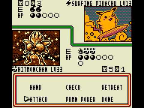 pokemon trading card game gameboy color cheats