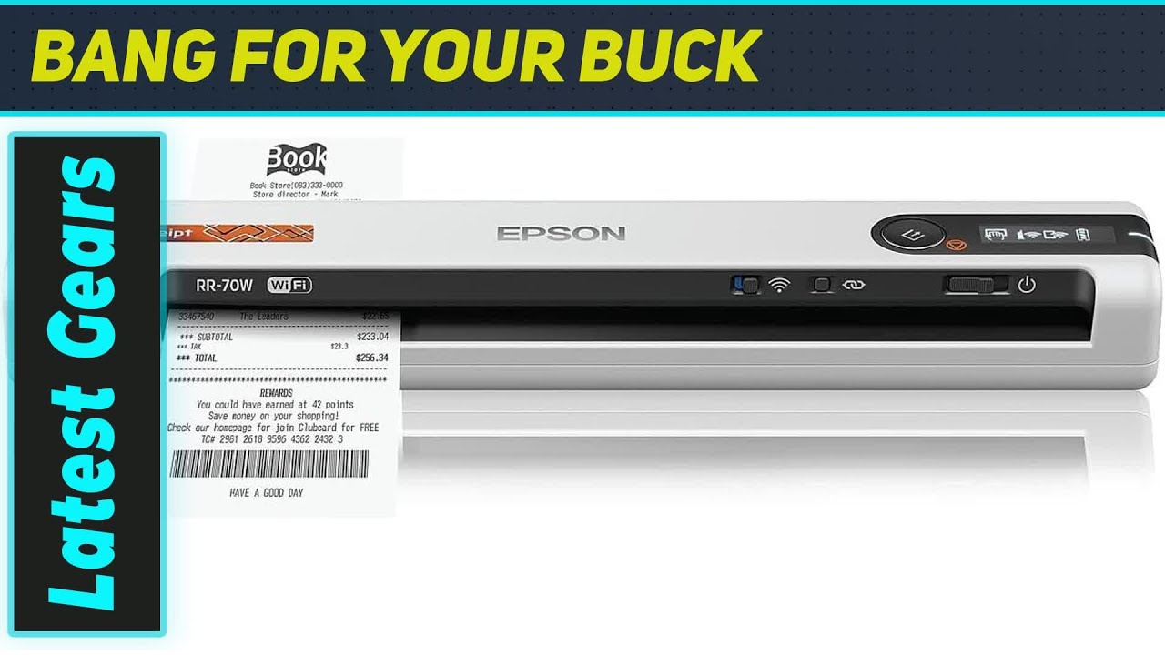 Epson RapidReceipt RR-70W: Best Portable Scanner for Receipts