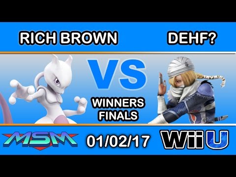 MSM 79 - Rich Brown (Mewtwo) Vs. CLG | VoiD (Sheik) Winners Finals - Smash Wii U