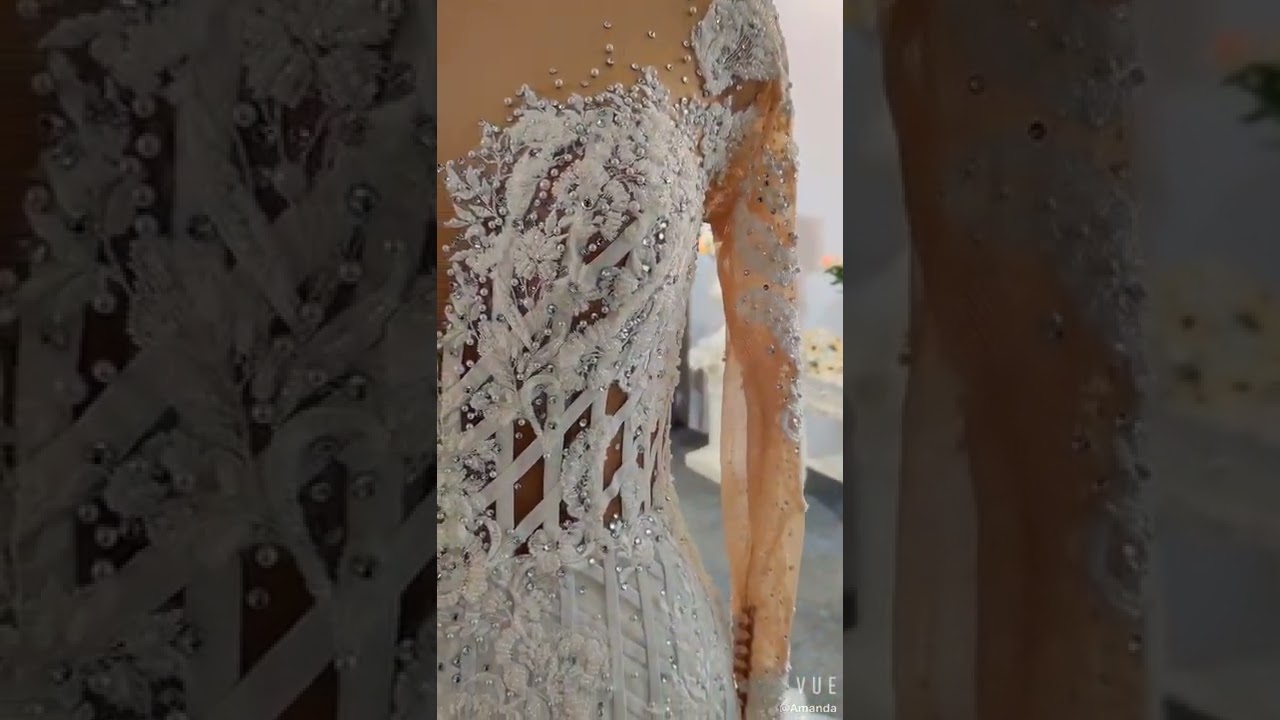 2022 Mermaid Full Lace Trouwjurk Met Lange Mouwen Bridal Dress Mermaid