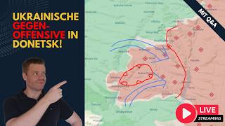 Ukrainische Gegenoffensive in Donetsk! Ukraine Lagebericht (623) und Q