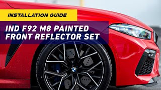 F92 M8 Front Reflector DIY
