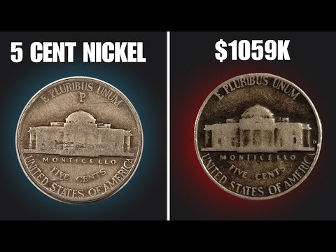 TOP 5 MOST VALUABLE NICKELS IN CIRCULATION - RARE JEFFERSON NICKELS WORTH BIG MONEY!