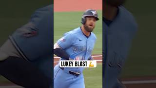Nathan Lukes launches a solo home run in the first ???? #MLB #Toronto #BlueJays