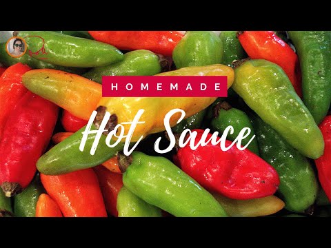 How to Make HOMEMADE HOT SAUCE - Aji Amarillo Sauce - Peruvian Rocoto Paste - Poblano Pepper Paste