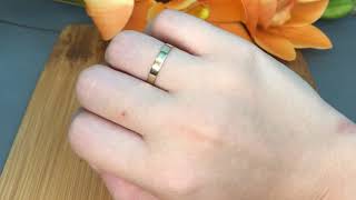 Vídeo de Aliança Abaulada Ouro 18k 3mm