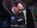 Coach K gets emotional on court after advancing to Sweet 16? #shorts