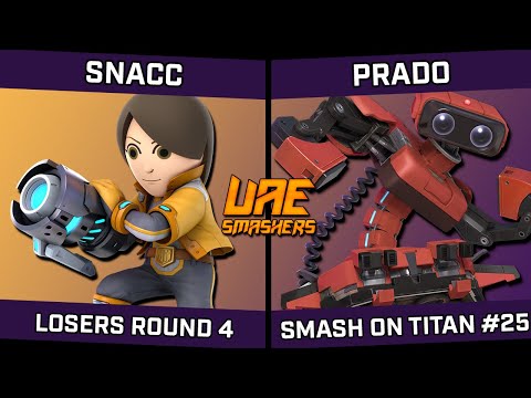 Snacc (Mii Gunner) vs Prado (ROB) - Smash on Titan #25