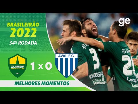 Gols e lances de Cuiabá x Avaí