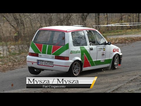 Grzegorz Mysza / Anna Mysza - Fiat Cinquecento | Szombierki Rally Cup 2020 - 4 Runda