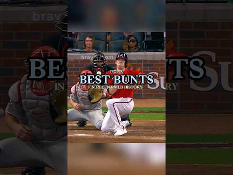 TOP 12 BEST BUNTS IN RECENT MLB HISTORY(PART2) #foryou #mlb #baseball #sports