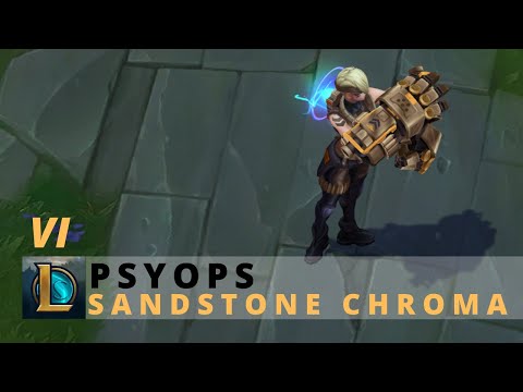 PsyOps Vi Sandstone Chroma - League Of Legends