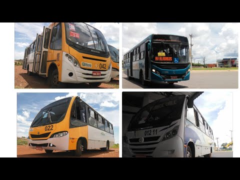 Movimentação de ônibus em Novo Gama-Go e Cidade Ocidental-Go.