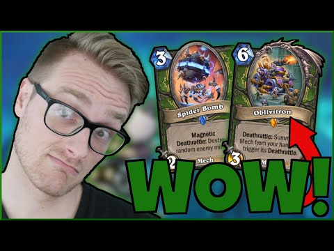 A NEW Kind of MECH HUNTER? OBLIVITRON OBLITERATE! | Scholomance Academy | Wild Hearthstone