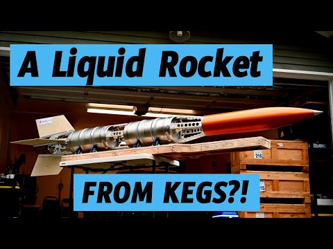 Can you build a Liquid Rocket out of BEER KEGS?! - KegRocket Ep 1