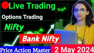 Live Trading | 2 May | Nifty / Banknifty Options Trading #optionstrading #livetrading