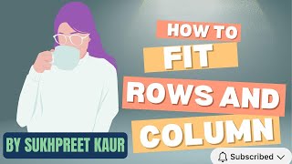 Master Excel: AutoFit Rows and Columns Like a Pro!