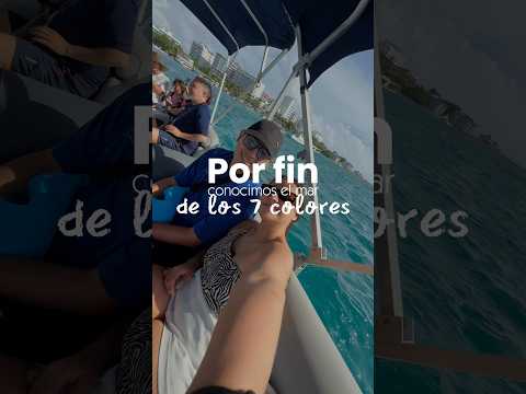 Vlogsito conociendo el mar de los 7 colores en San Andres 🌊🌈#viaje #sanandres #playa #colombia #