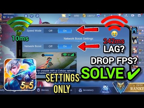 HOW To FIX LAG And BOOST FPS In MOBILE LEGENDS | Fix High Ping