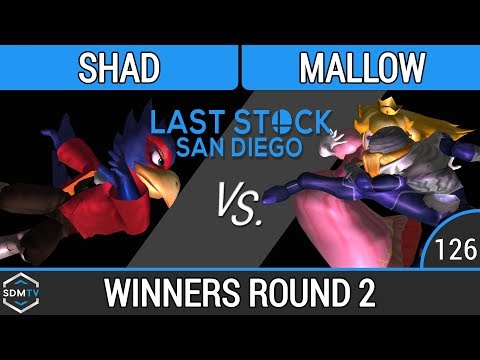 LSSD 126 - Shad (Falco) vs. ES | Mallow (Peach/Sheik) - SSBM WR2 - Smash Melee