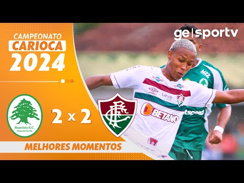 Gols e lances de Boavista x Fluminense
