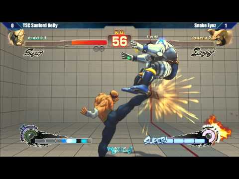 Winter Brawl 9 - USF4 - Top 8 - TSC Sanford Kelly (Sagat) vs Snake Eyez (Zangief)