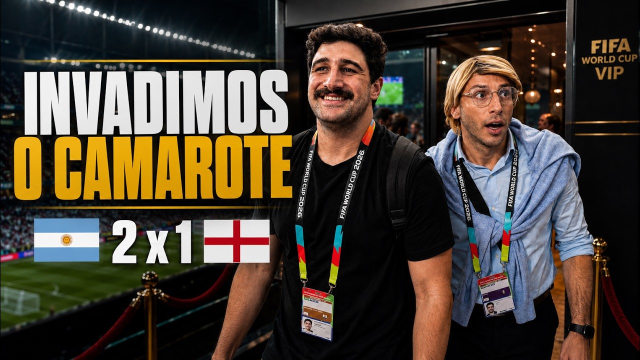 INVADIMOS O VIP E VIMOS INGLATERRA X ARGENTINA