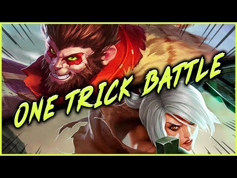 BATTLE OF THE ONE TRICKS | #1 WUKONG WORLD VS. ADRIAN RIVEN TOP LANE - League of Legends